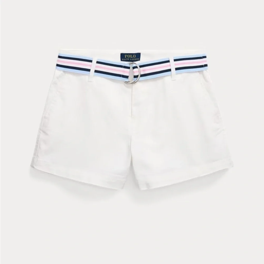 ⭐️NWT⭐️ Ralph Lauren's Girls Chino Shorts With Belt. Size 6